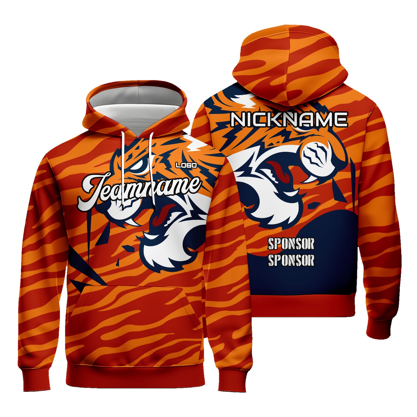 Custom Animal Graphic Hoodies Long Sleeve Sweatshirts