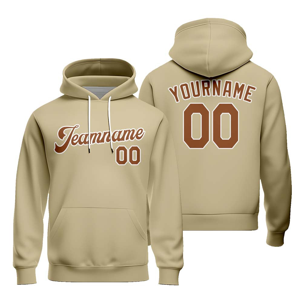 Custom Solid Color Unisex Hoodies Football Sweatshirt