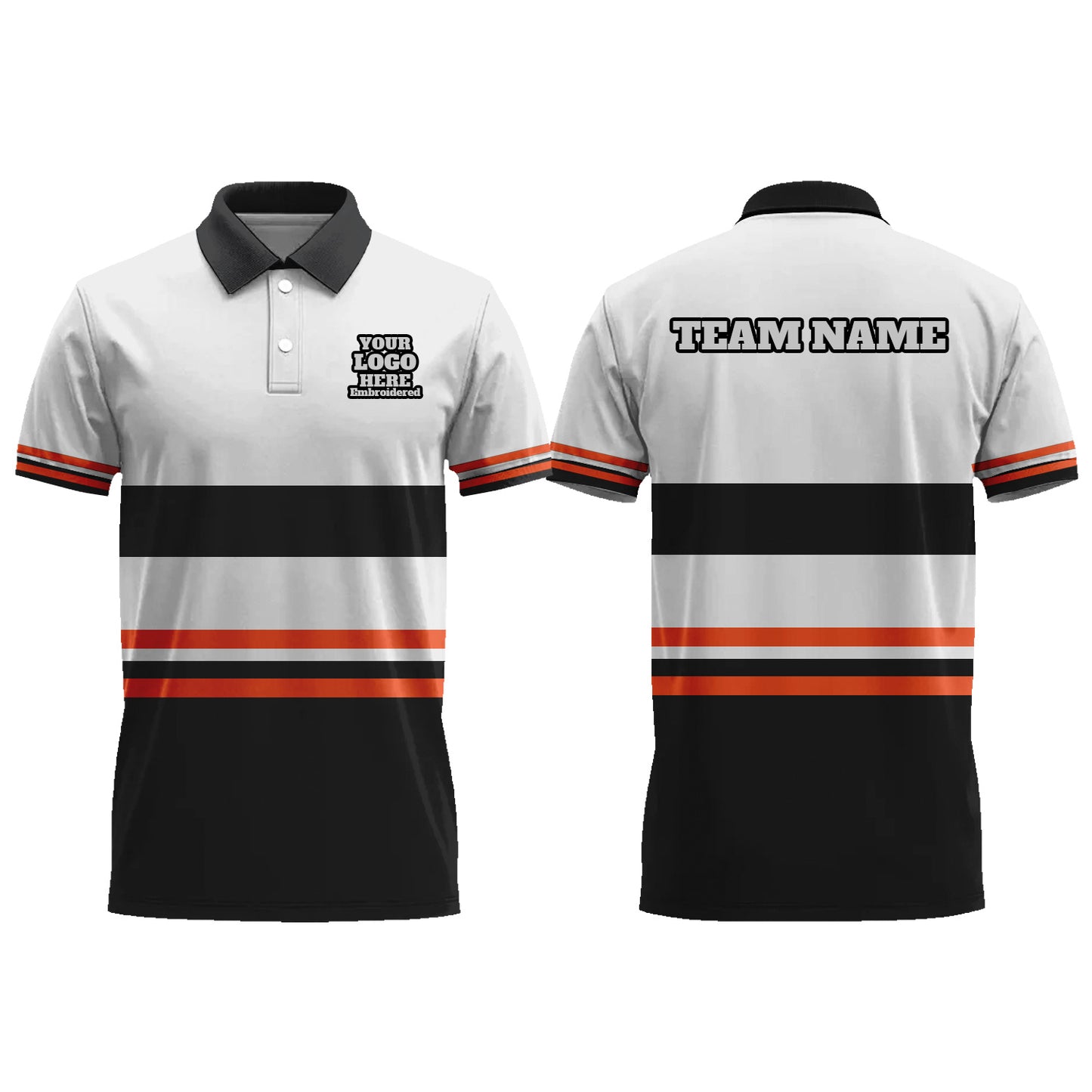 Custom Graphic Men Polo Shirts Short Sleeve Golf Jersey