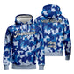 Custom Unisex Graphic Camouflage Hoodies Sublimation Sweatshirt