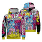 Custom Unisex Graphic Cartoon Hoodies Sublimation Sweatshirt