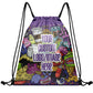 Personalized Cartoon Drawstring Backpack Bag Gym Sackpack for Team