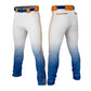 Custom Men Youth Gradient Baseball Pants Casual Sportswear