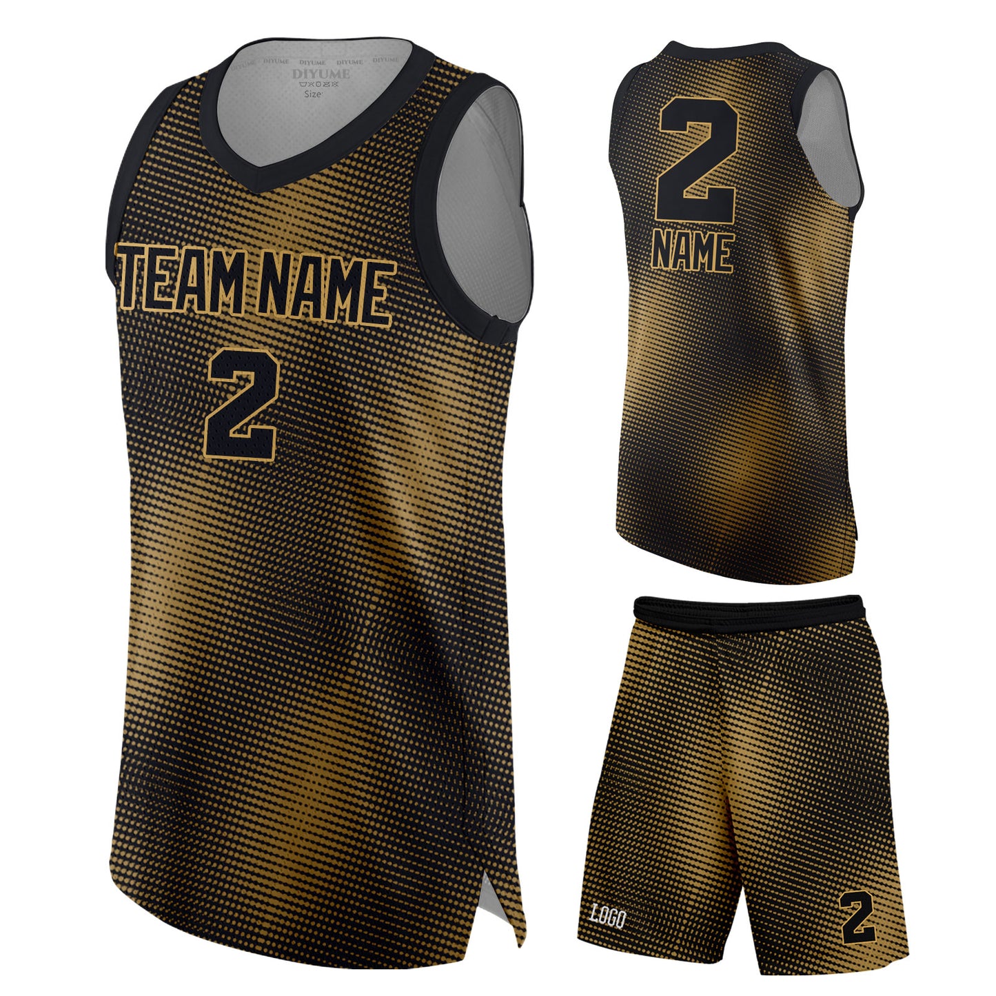 Custom Basketball Uniform Sleeveless T-shirts Shorts