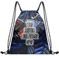 Custom Drawstring Bags Sublimation Printed Logo Text Team Backpack