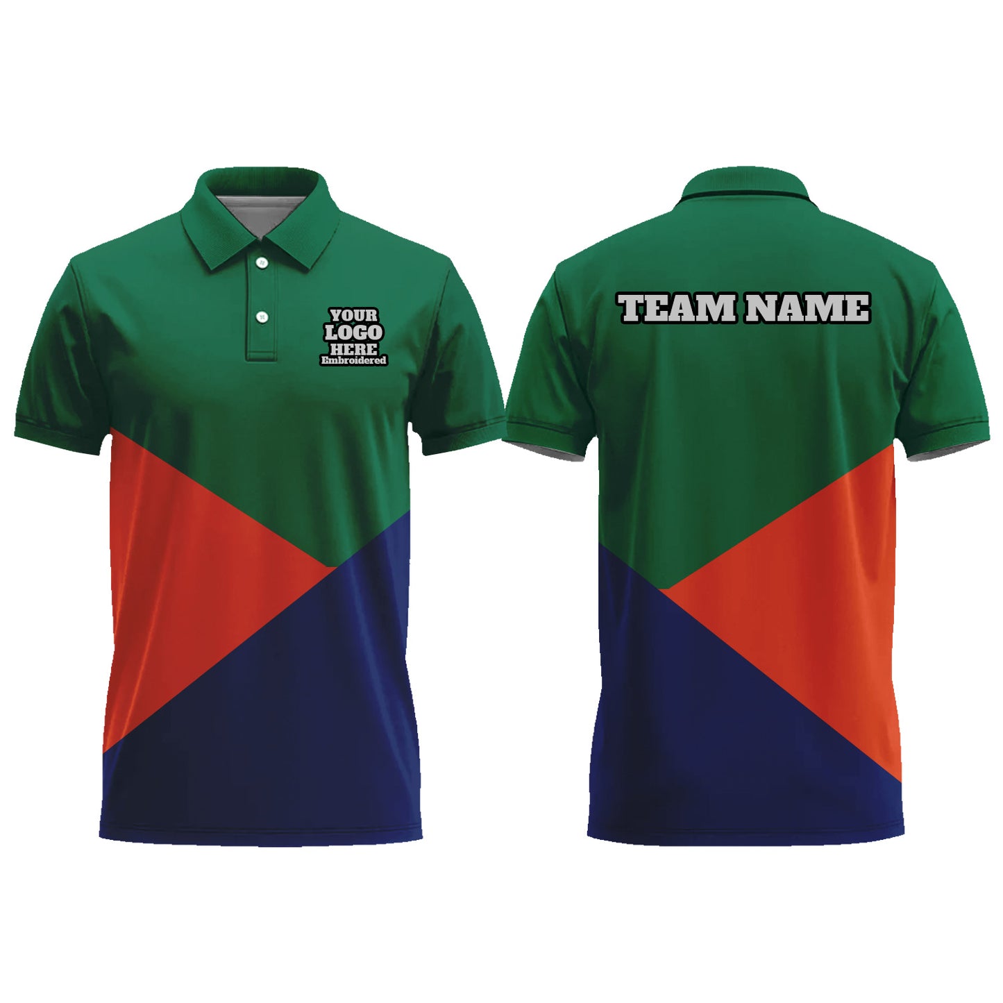 Custom Graphic Men Polo Shirts Short Sleeve Golf Jersey