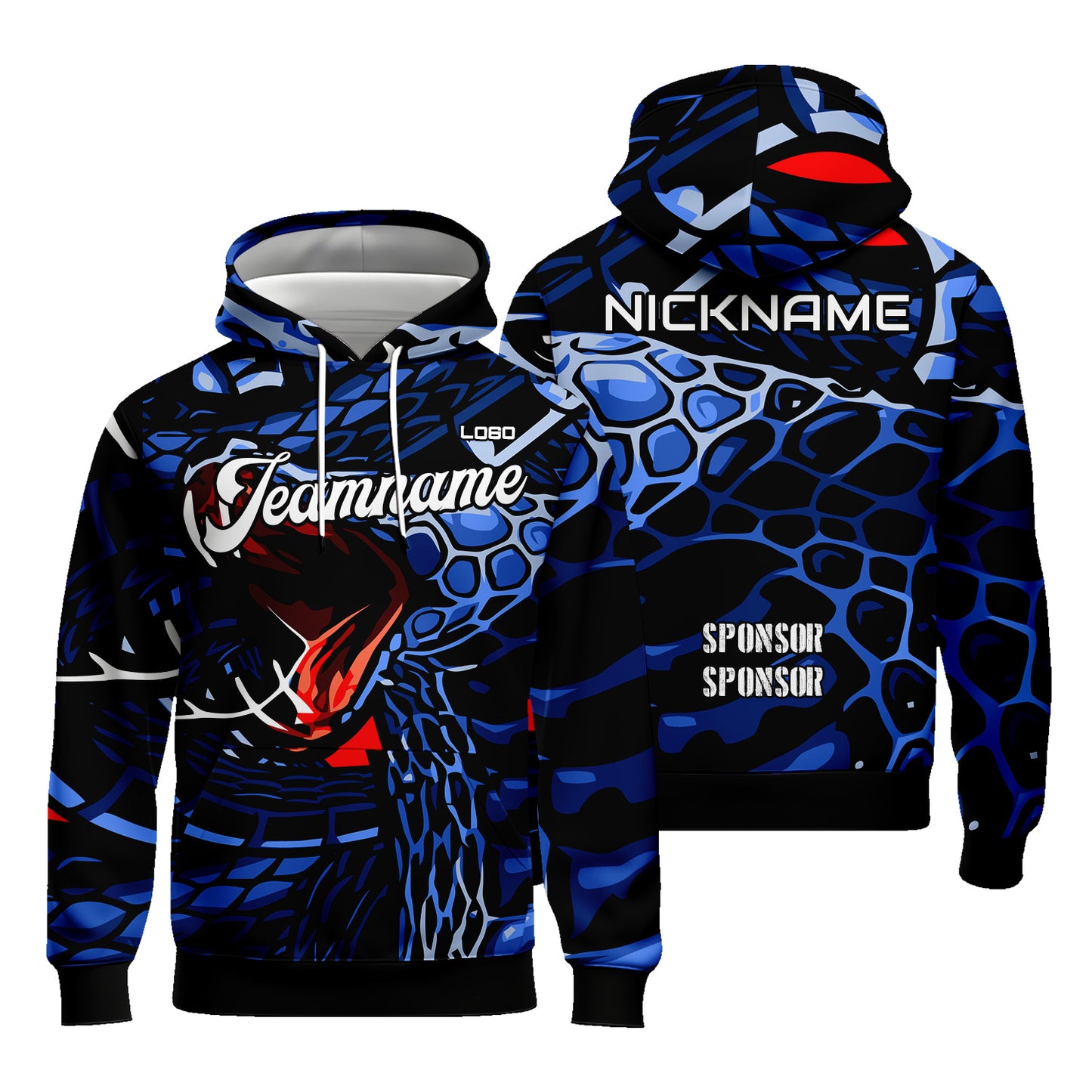 Custom Animal Graphic Hoodies Long Sleeve Sweatshirts