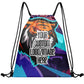 Custom Drawstring Bags Sublimation Printed Logo Text Team Backpack