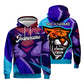 Custom Animal Graphic Hoodies Long Sleeve Sweatshirts