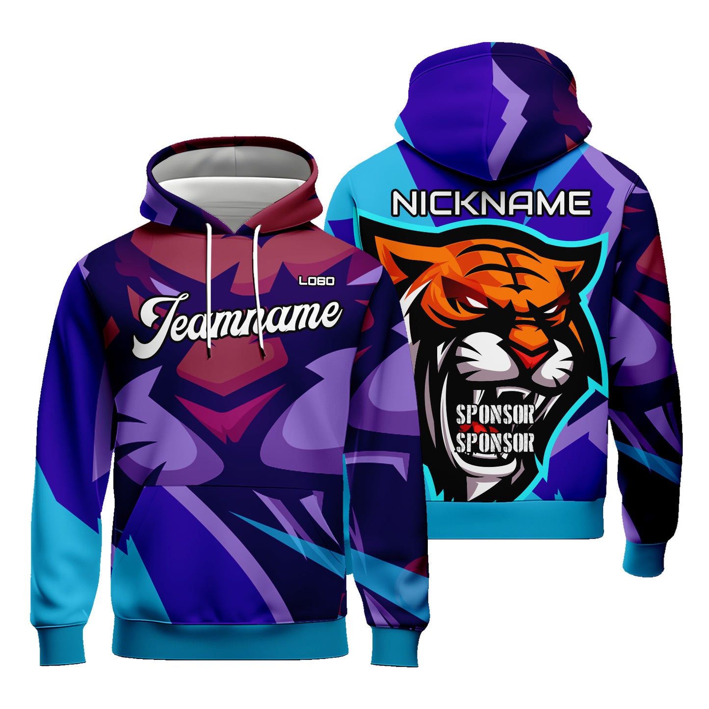 Custom Animal Graphic Hoodies Long Sleeve Sweatshirts