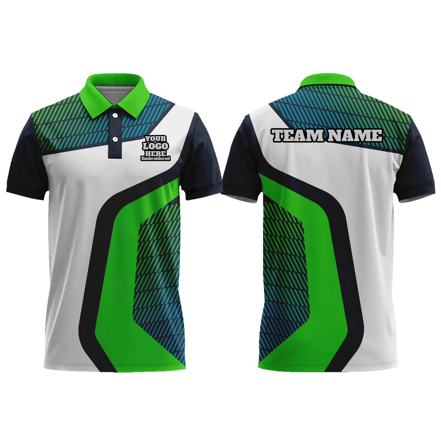 Custom Men Graphic Polo Shirts Sublimation Short Sleeve T Shirts