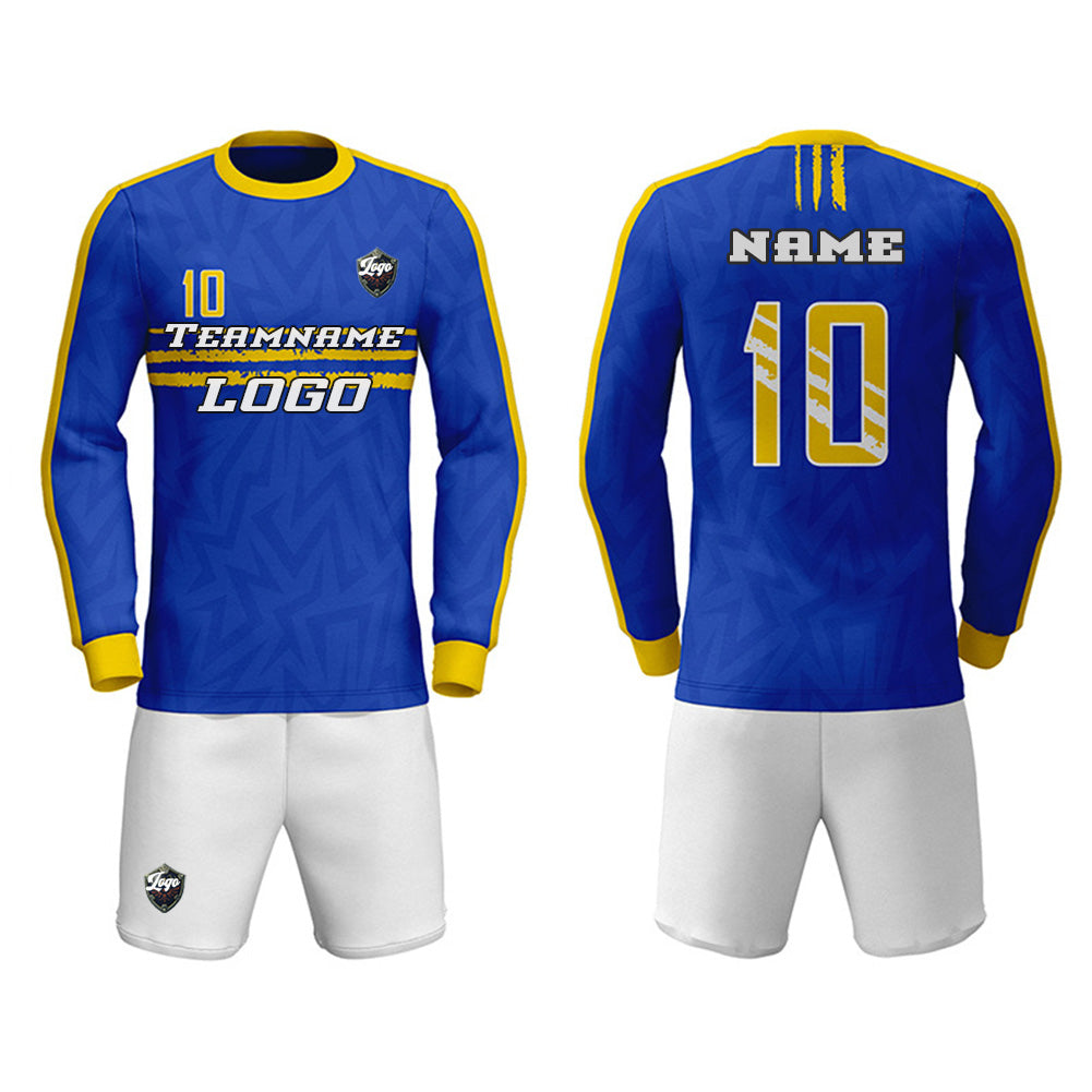 Custom Soccer Jersey Long Sleeve Adult Youth