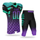 Custom Gradient Football Pants with Number Logo