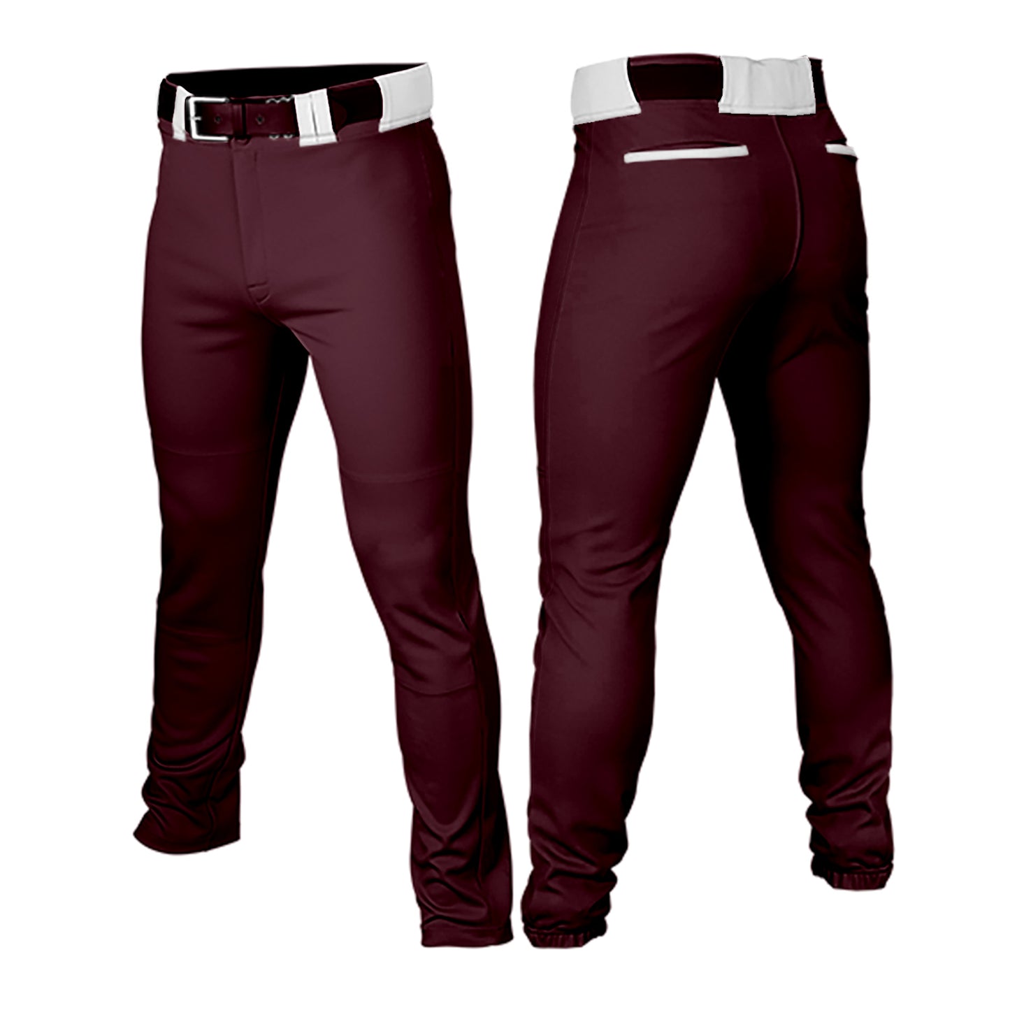 Adult Full Length Baseball Pants for Men Youth Solid Trousers