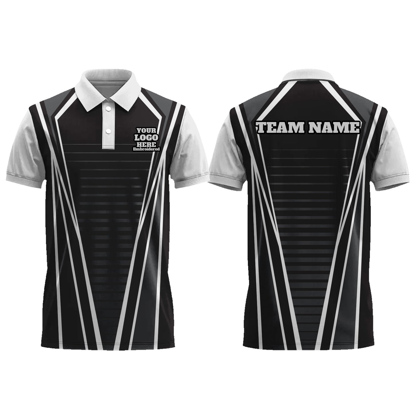 Custom Men Graphic Polo Shirts Sublimation Short Sleeve T Shirts