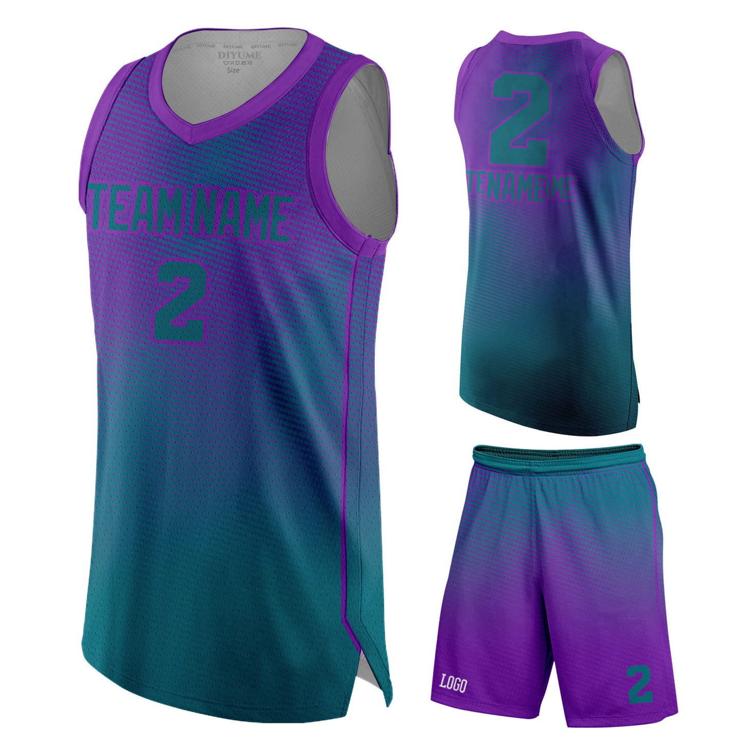 Custom Basketball Jersey Outdoor Sport T-Shirt & Shorts