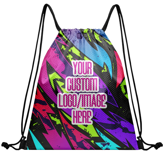 Personalized Drawstring Backpack Bag Gym Sackpack for Team