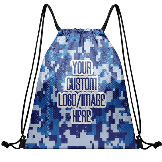 Camouflage Ready Sackpack Custom Drawstring Backpack for Team
