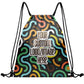 Custom Print Text Image Drawstring Backpack Waterproof Sackpack