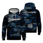 Custom Unisex Graphic Camouflage Hoodies Sublimation Sweatshirt