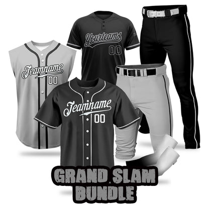 Custom Men Youth Baseball Jersey Sweatsuits 5 Piece