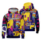 Custom Unisex Graphic Cartoon Hoodies Sublimation Sweatshirt