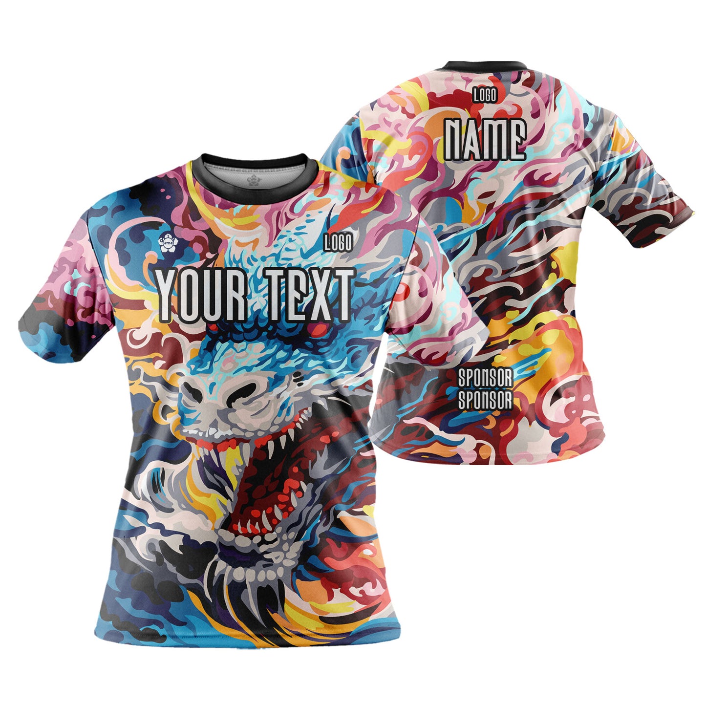 Custom Unisex Animals Series T-Shirt Sublimated Sports Jersey