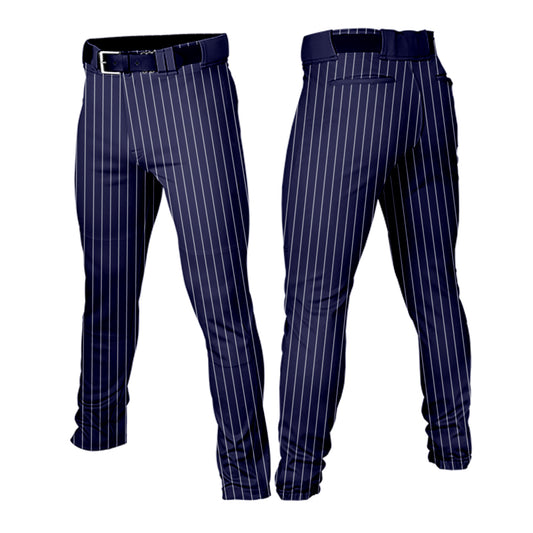 Custom Men Striped Baseball Pants Breathable Trousers for Kids