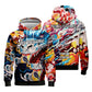 Custom Animal Graphic Hoodies Long Sleeve Sweatshirts