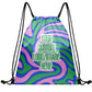 Custom Print Text Image Drawstring Backpack Waterproof Sackpack