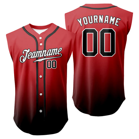 Custom Gradient Sleeveless Baseball Jersey