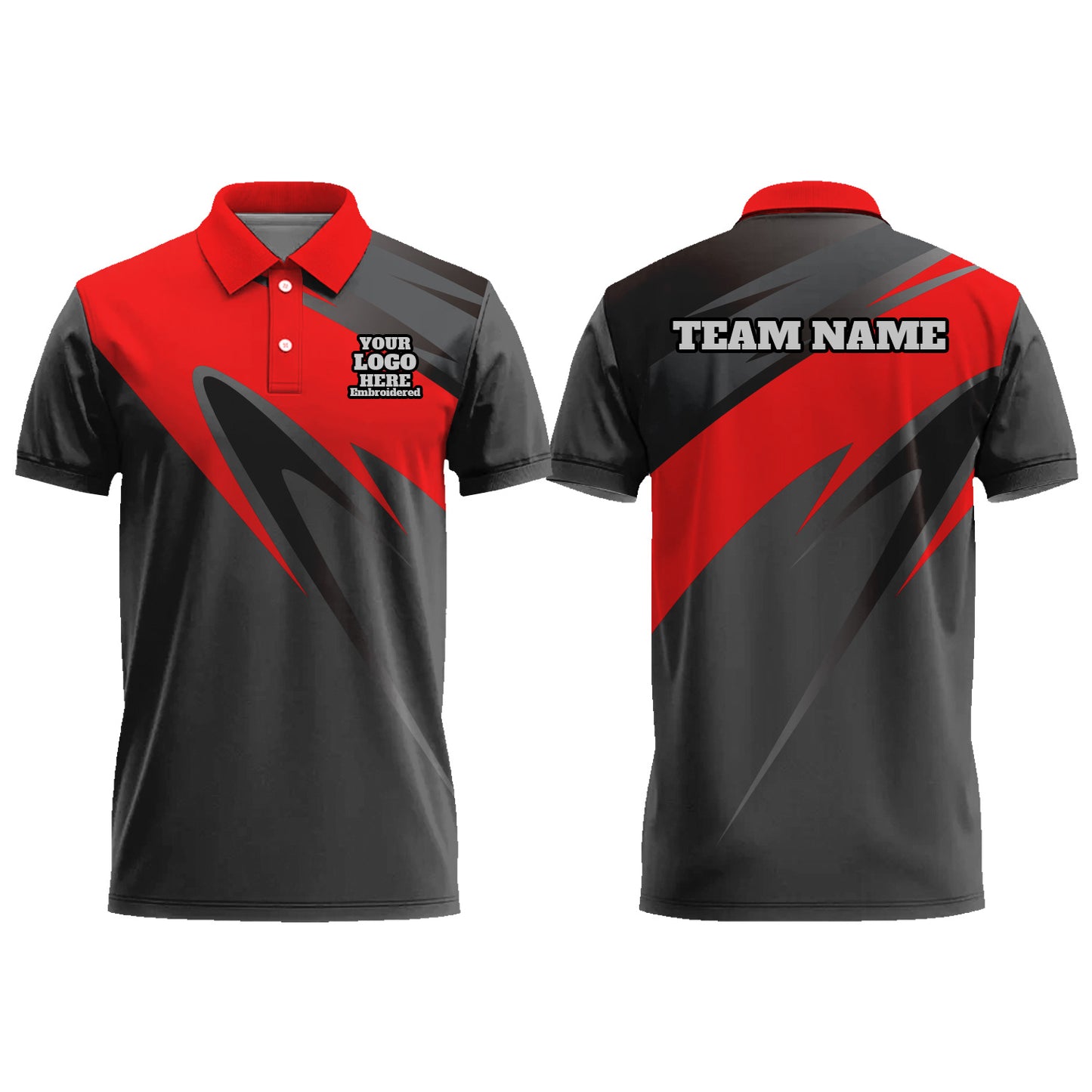 Custom Men Graphic Polo Shirts Sublimation Short Sleeve T Shirts