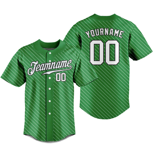 Custom Baseball Jersey Stripe Short Sleeve T-shirts