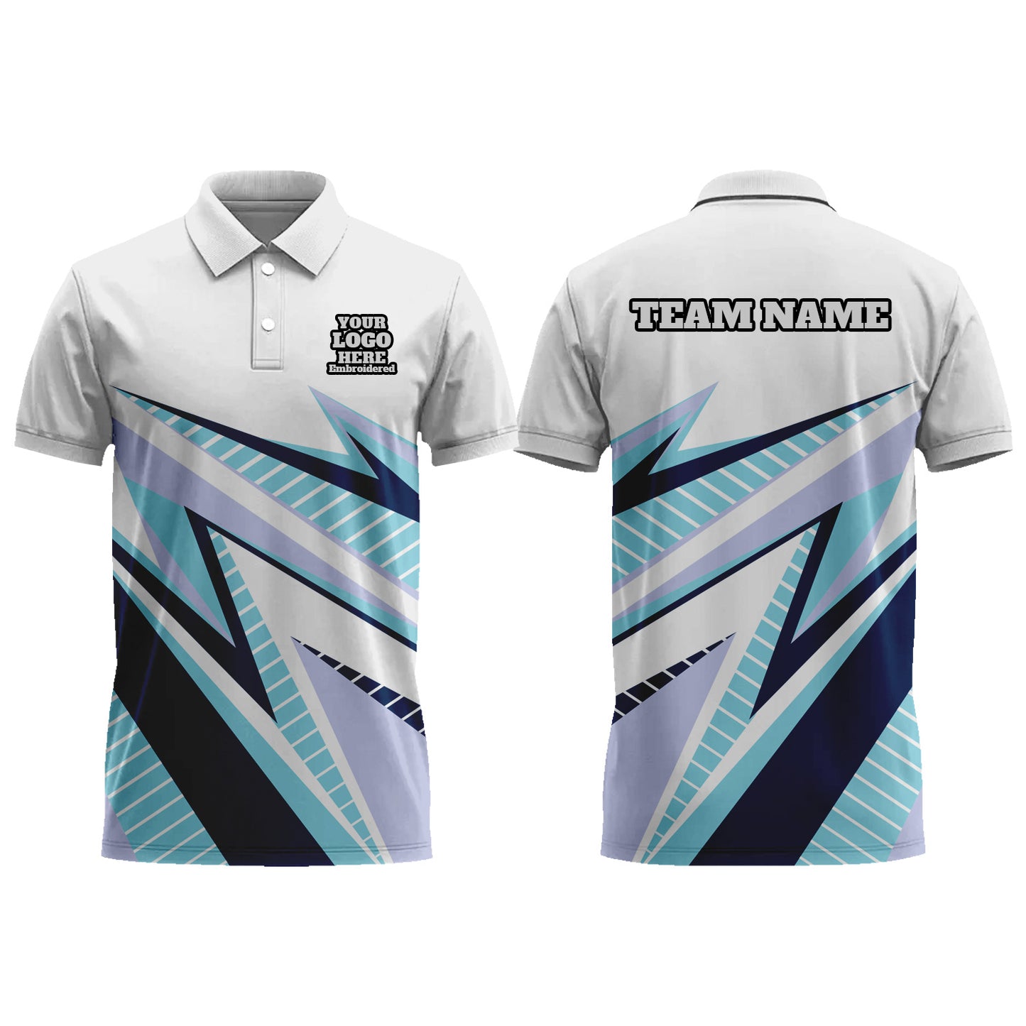 Custom Men Graphic Polo Shirts Sublimation Short Sleeve T Shirts