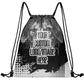 Custom Drawstring Bags Sublimation Printed Logo Text Team Backpack