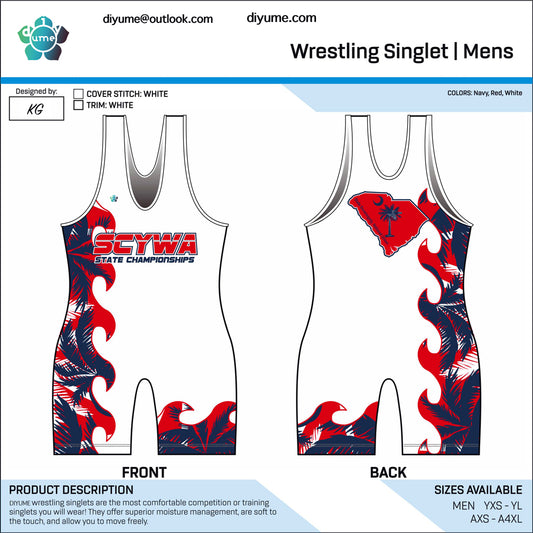 Customized Wrestling Singlets for Men Women Kids