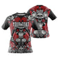 Custom Men Women Skull Series Jersey T-Shirt Short Sleeve