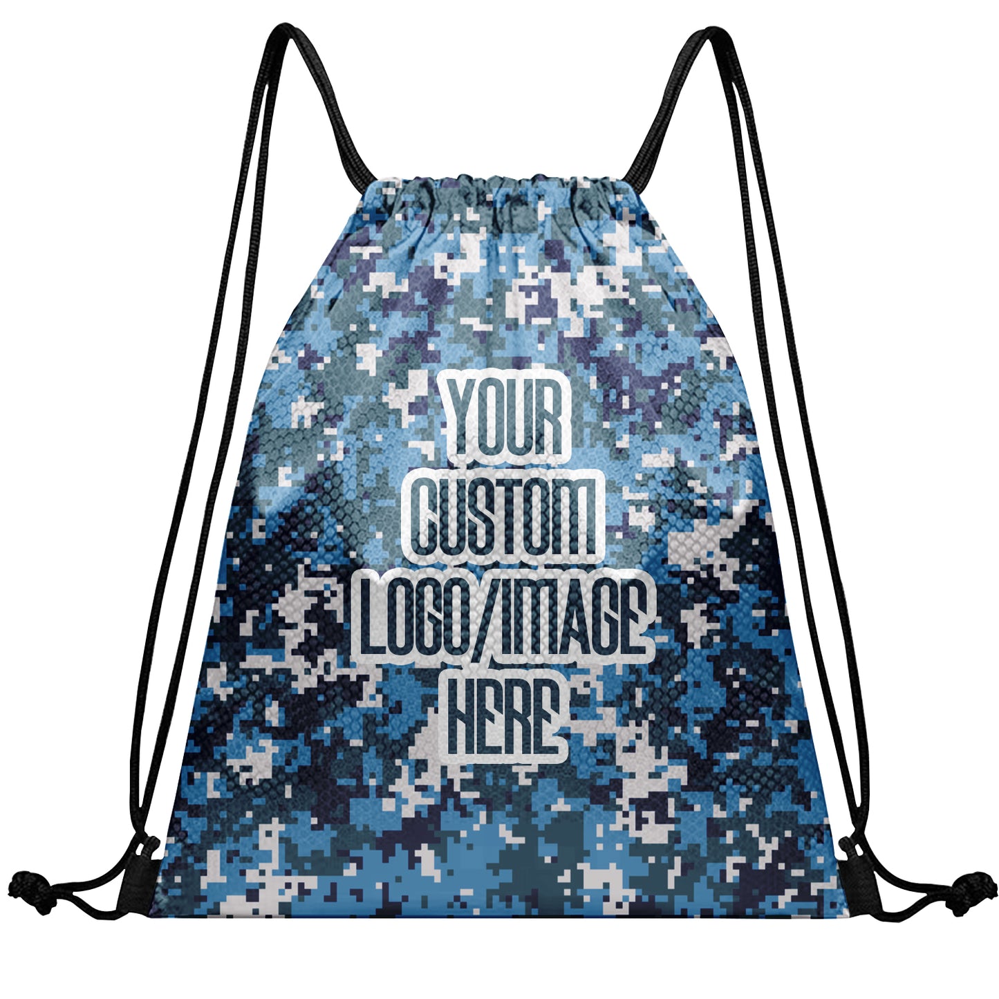 Camouflage Ready Sackpack Custom Drawstring Backpack for Team