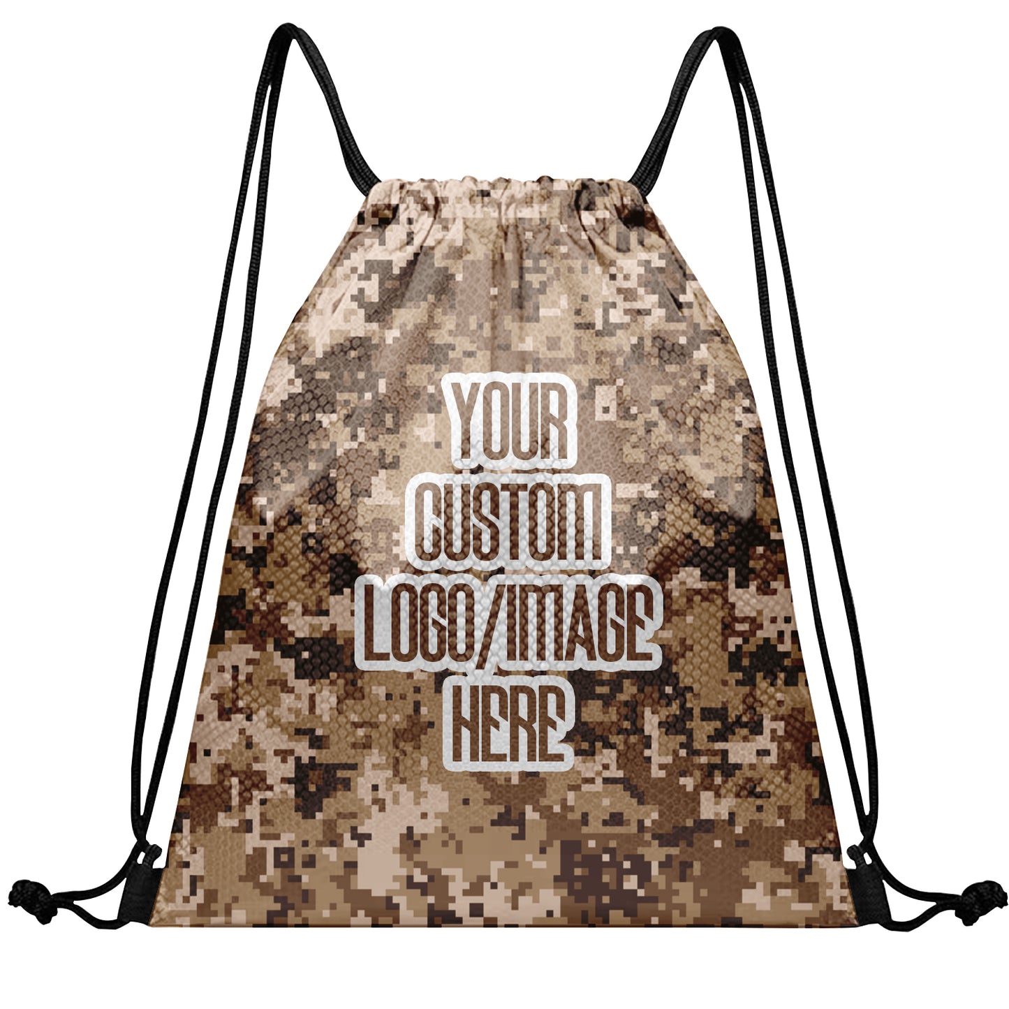 Camouflage Ready Sackpack Custom Drawstring Backpack for Team