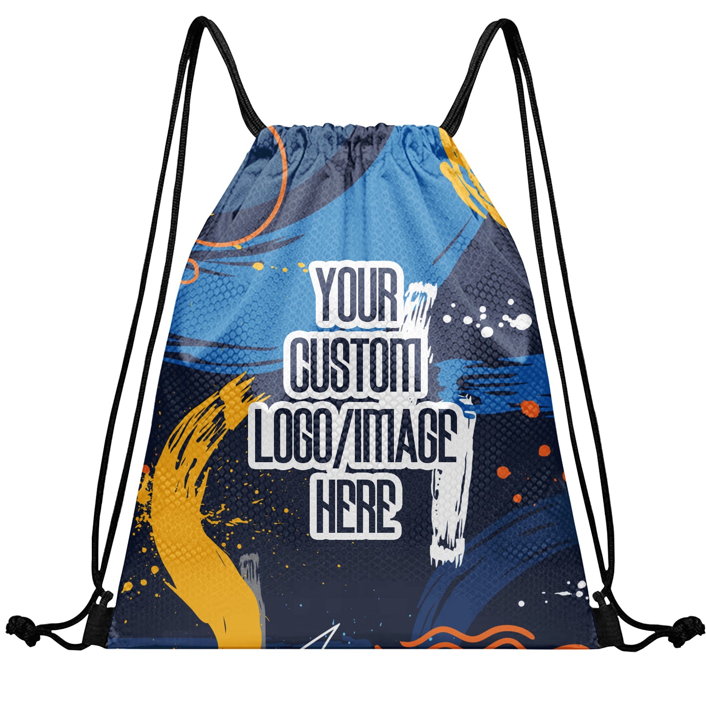 Personalized Drawstring Backpack Bag Gym Sackpack for Team