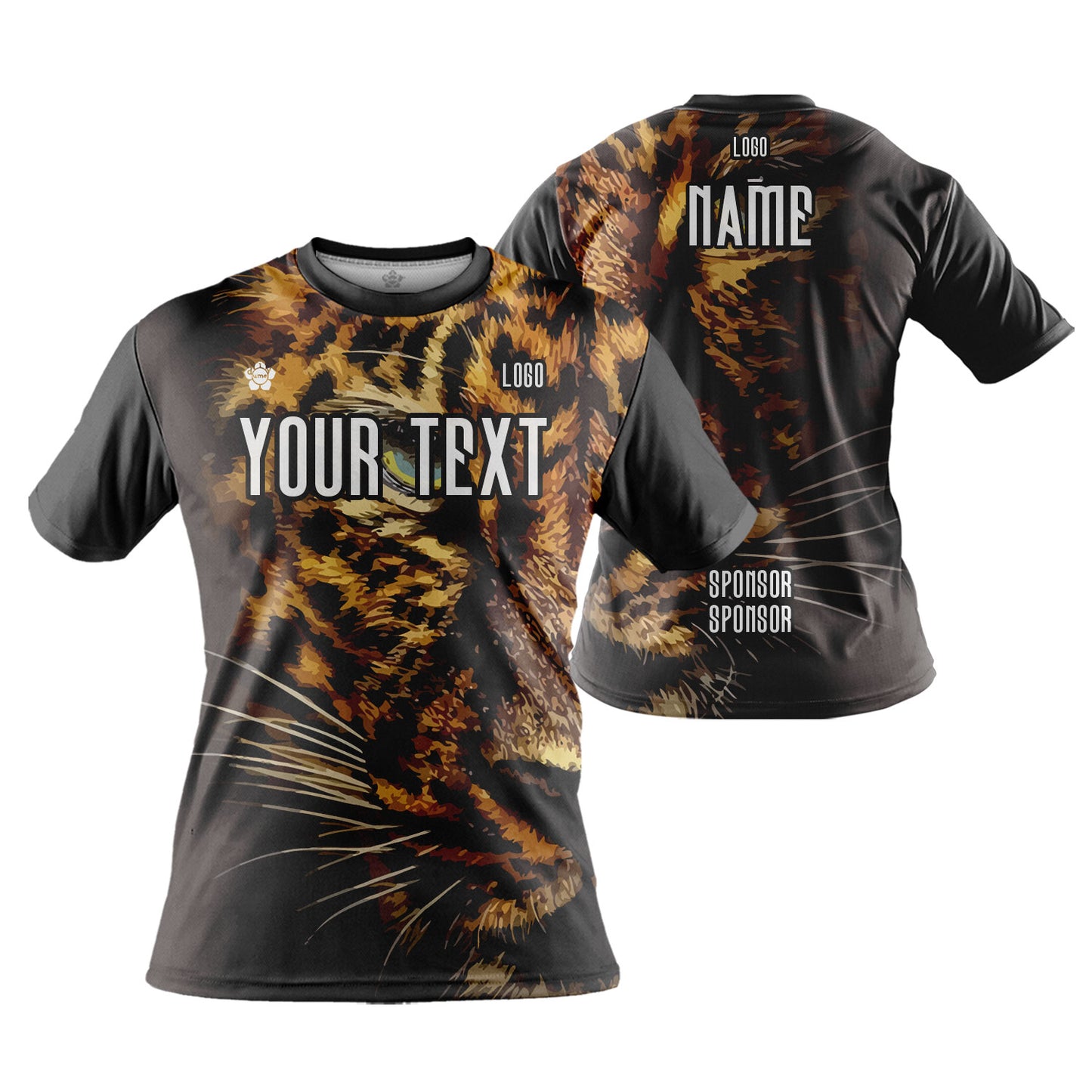 Custom Unisex Animals Series T-Shirt Sublimated Sports Jersey