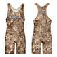 Custom Men Women Camouflage Sports Wrestling Singlet