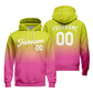 Custom Men Women Gradient Baseball Hoodie Sweatshirt