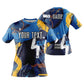 Custom Unisex Street Graffiti Jersey Shirt Short Sleeve for Running