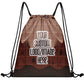 Men Women Ready Sackpack Custom Biscuit Drawstring Backpack
