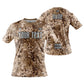 Custom Unisex Camouflage Series Jersey Shirt Short Sleeve for Running