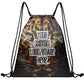 Custom Drawstring Bags Sublimation Printed Logo Text Team Backpack