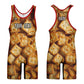 Custom Men Women Funny Biscuit Athletic Wrestling Singlet