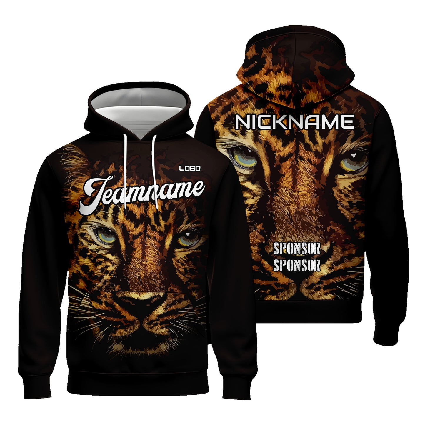 Custom Animal Graphic Hoodies Long Sleeve Sweatshirts