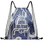 Custom Print Text Image Drawstring Backpack Waterproof Sackpack